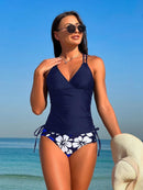 Biquíni Bruna (A116)Tankini feminino Maritima Moda Praia Azul Marinho P 