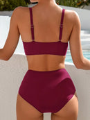 Biquíni Cintura Alta Elegance Fit Biquíni Cintura Alta Elegance Fit Marina Moda Praia 