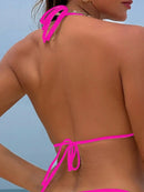 Biquíni Crochê Colorido Verão Biquíni Crochê Colorido Verão Marina Moda Praia 
