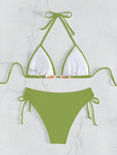 Biquíni Crochê Colorido Verão Biquíni Crochê Colorido Verão Marina Moda Praia 