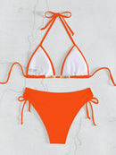 Biquíni Crochê Colorido Verão Biquíni Crochê Colorido Verão Marina Moda Praia 