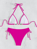 Biquíni Crochê Colorido Verão Biquíni Crochê Colorido Verão Marina Moda Praia 