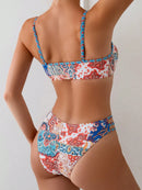 Biquíni Estampado Tropical Maitê Marina Moda Praia 