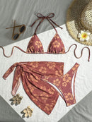 Biquíni Floral 3 Peças Elegance Biquíni Floral 3 Peças Elegance Marina Moda Praia 