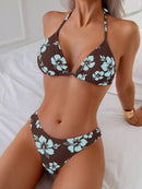 Biquíni Floral 3 Peças Elegance Biquíni Floral 3 Peças Elegance Marina Moda Praia 