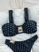 Biquíni Noir Dourado Elegance Biquíni Noir Dourado Elegance Marina Moda Praia 
