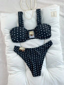 Biquíni Noir Dourado Elegance Biquíni Noir Dourado Elegance Marina Moda Praia 