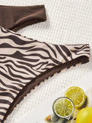Biquíni Safari Chic 3 Peças com 2 Calcinhas Biquíni Safari Chic 3 Peças com 2 Calcinhas Marina Moda Praia 