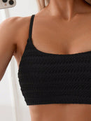 Biquíni Texturizado Cintura Alta Elegance Biquíni Texturizado Cintura Alta Elegance Marina Moda Praia 