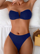 Biquíni Tomara que Caia com Decote V Biquíni Tomara que Caia com Decote V Marina Moda Praia Azul P 
