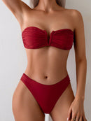 Biquíni Tomara que Caia com Decote V Biquíni Tomara que Caia com Decote V Marina Moda Praia Vermelho P 