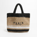 Bolsa de Praia em palha nobre Maritima Moda Praia MODELO 2 
