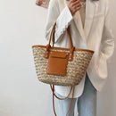 Bolsa de Praia Pabline Maritima Moda Praia Marrom 