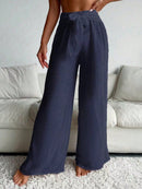 Calça Praia Flow Linho Elegance Calça Praia Flow Linho Elegance Marina Moda Praia 