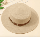 Chapéu de Praia Débora Maritima Moda Praia Bege 