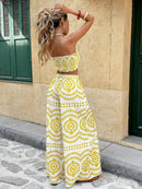 Conjunto 2 Peças Estampa Ibiza Conjunto 2 Peças Estampa Ibiza Marina Moda Praia 