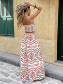 Conjunto 2 Peças Estampa Ibiza Conjunto 2 Peças Estampa Ibiza Marina Moda Praia 