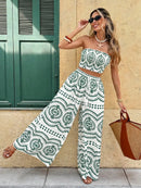 Conjunto 2 Peças Estampa Ibiza Conjunto 2 Peças Estampa Ibiza Marina Moda Praia 