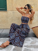 Conjunto 2 Peças Estampa Ibiza Conjunto 2 Peças Estampa Ibiza Marina Moda Praia 