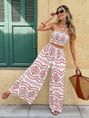 Conjunto 2 Peças Estampa Ibiza Conjunto 2 Peças Estampa Ibiza Marina Moda Praia 