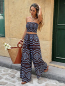 Conjunto 2 Peças Estampa Ibiza Conjunto 2 Peças Estampa Ibiza Marina Moda Praia 