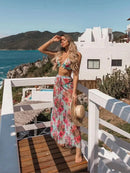 Conjunto 3 Peças Biquíni e Saída de Praia Clara Maritima Moda Praia P 