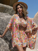 Conjunto 3 Peças Resort Aurora Conjunto 3 Peças Resort Aurora Marina Moda Praia Azul Claro P 