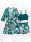Conjunto 3 Peças Tropical Verona Conjunto 3 Peças Tropical Verona Marina Moda Praia 
