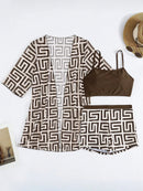 Conjunto 3 Peças Tropical Verona Conjunto 3 Peças Tropical Verona Marina Moda Praia 