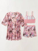 Conjunto 3 Peças Tropical Verona Conjunto 3 Peças Tropical Verona Marina Moda Praia 