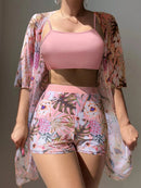 Conjunto 3 Peças Tropical Verona Conjunto 3 Peças Tropical Verona Marina Moda Praia 