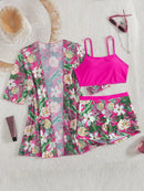 Conjunto 3 Peças Tropical Verona Conjunto 3 Peças Tropical Verona Marina Moda Praia 