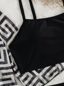 Conjunto 3 Peças Tropical Verona Conjunto 3 Peças Tropical Verona Marina Moda Praia 