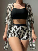 Conjunto 3 Peças Tropical Verona Conjunto 3 Peças Tropical Verona Marina Moda Praia 
