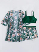 Conjunto 3 Peças Tropical Verona Conjunto 3 Peças Tropical Verona Marina Moda Praia 