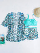 Conjunto 3 Peças Tropical Verona Conjunto 3 Peças Tropical Verona Marina Moda Praia 