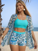 Conjunto 3 Peças Tropical Verona Conjunto 3 Peças Tropical Verona Marina Moda Praia Verde Menta P 
