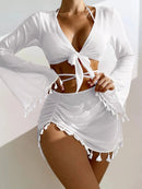 Conjunto 4 peças Isabela Maritima Moda Praia 