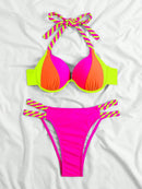 Conjunto Biquíni 2 Peças Trançado Valentina Marina Moda Praia 