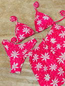 Conjunto Biquíni 3 Peças Olho Grego Conjunto Biquíni 3 Peças Olho Grego Maritima Moda Praia Roxo P 