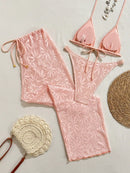 Conjunto Biquíni 3 Peças Riviera Pérola Conjunto Biquíni 3 Peças Riviera Pérola Marina Moda Praia 