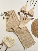 Conjunto Biquíni 3 Peças Riviera Pérola Conjunto Biquíni 3 Peças Riviera Pérola Marina Moda Praia 