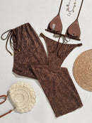 Conjunto Biquíni 3 Peças Riviera Pérola Conjunto Biquíni 3 Peças Riviera Pérola Marina Moda Praia 