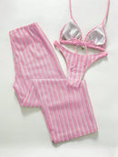 Conjunto Biquíni 3 Peças Santorini Conjunto Biquíni 3 Peças Santorini Marina Moda Praia 