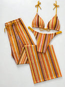 Conjunto Biquíni 3 Peças Santorini Conjunto Biquíni 3 Peças Santorini Marina Moda Praia 