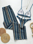 Conjunto Biquíni 3 Peças Santorini Conjunto Biquíni 3 Peças Santorini Marina Moda Praia 