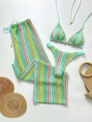 Conjunto Biquíni 3 Peças Santorini Conjunto Biquíni 3 Peças Santorini Marina Moda Praia Verde Claro P 
