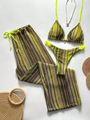 Conjunto Biquíni 3 Peças Santorini Conjunto Biquíni 3 Peças Santorini Marina Moda Praia Verde Escuro P 