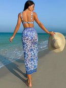 Conjunto Biquíni Azure Royal 3 Peças Conjunto Biquíni Azure Royal 3 Peças Marina Moda Praia 