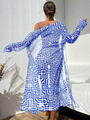 Conjunto Biquíni com Kimono Geométrico Conjunto Biquíni com Kimono Geométrico Maritima Moda Praia 